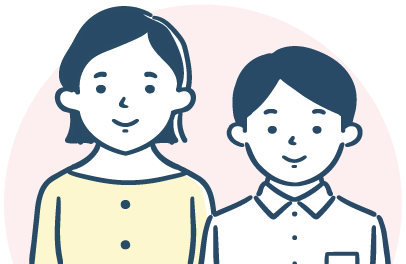 Sくん(中学2年生)の保護者さまのイラスト